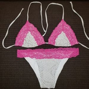 Rare beach bunny Lady Lace bikini XL / L